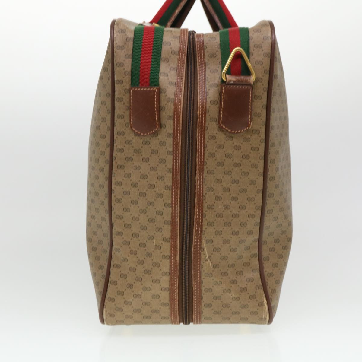 Gucci Leather Canvas Handbag