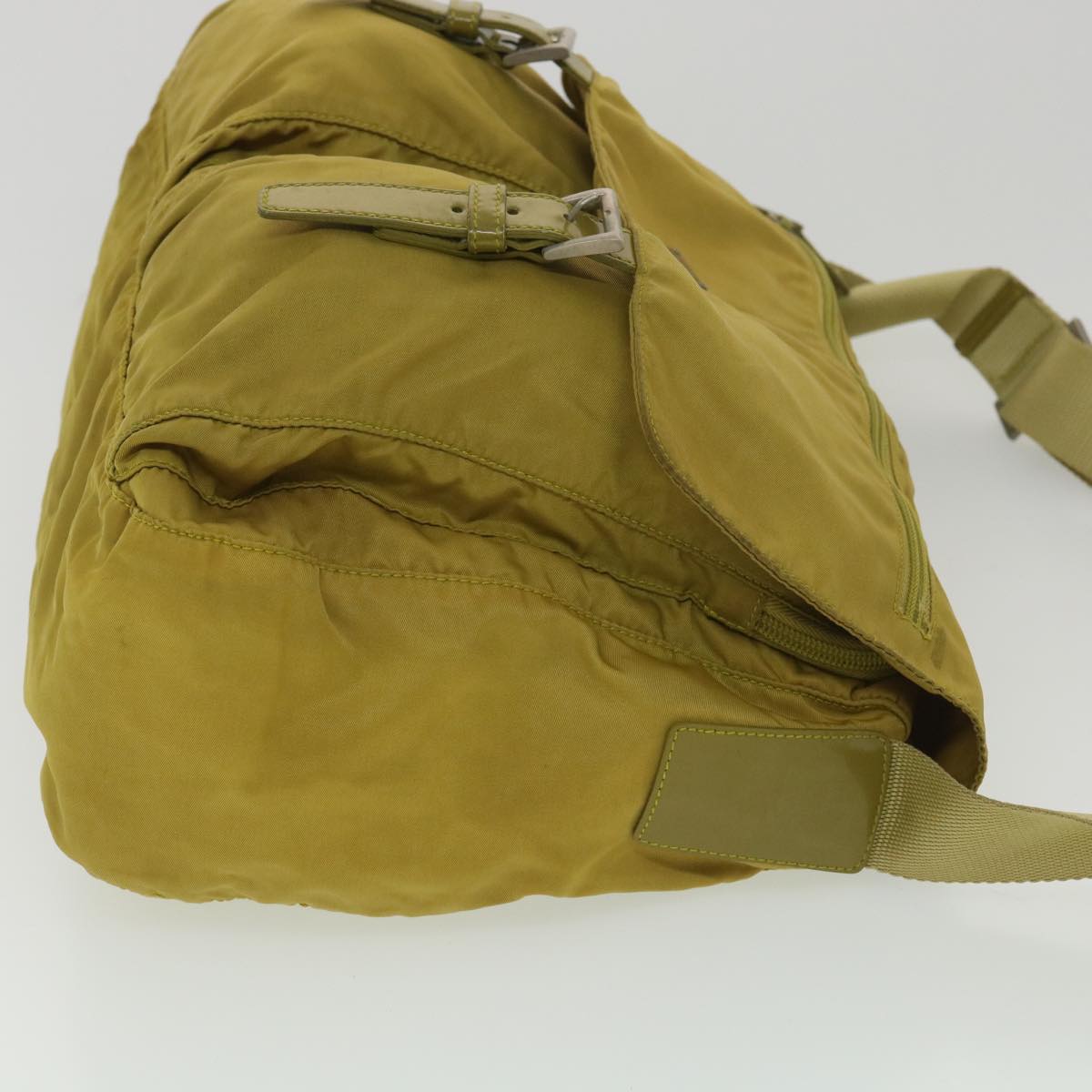 Prada Shoulder Bag Nylon Yellow