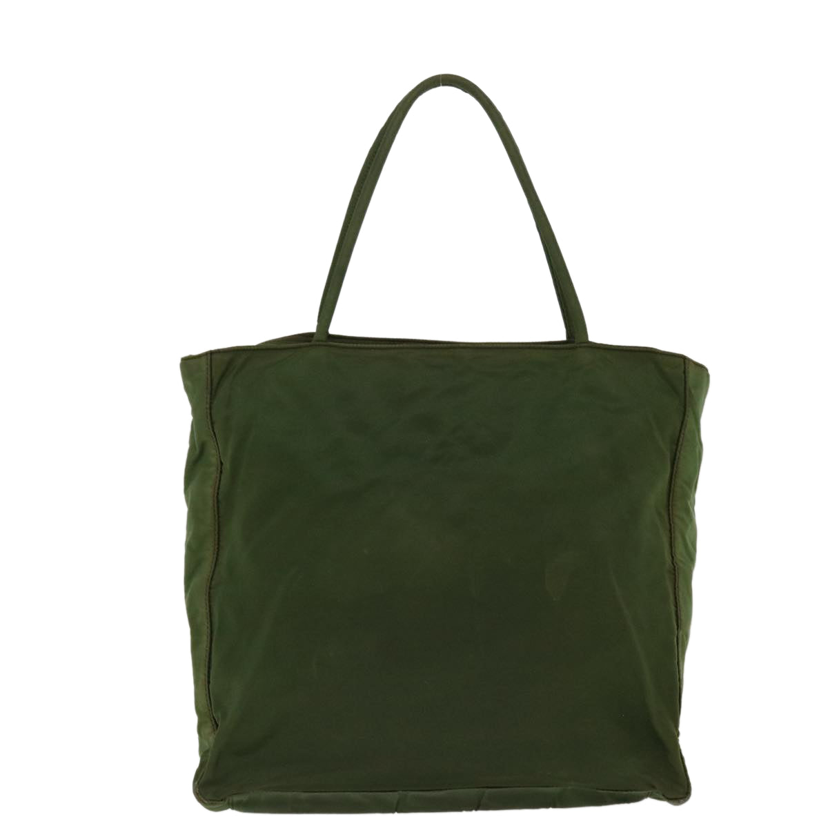Prada Hand Bag Nylon Green