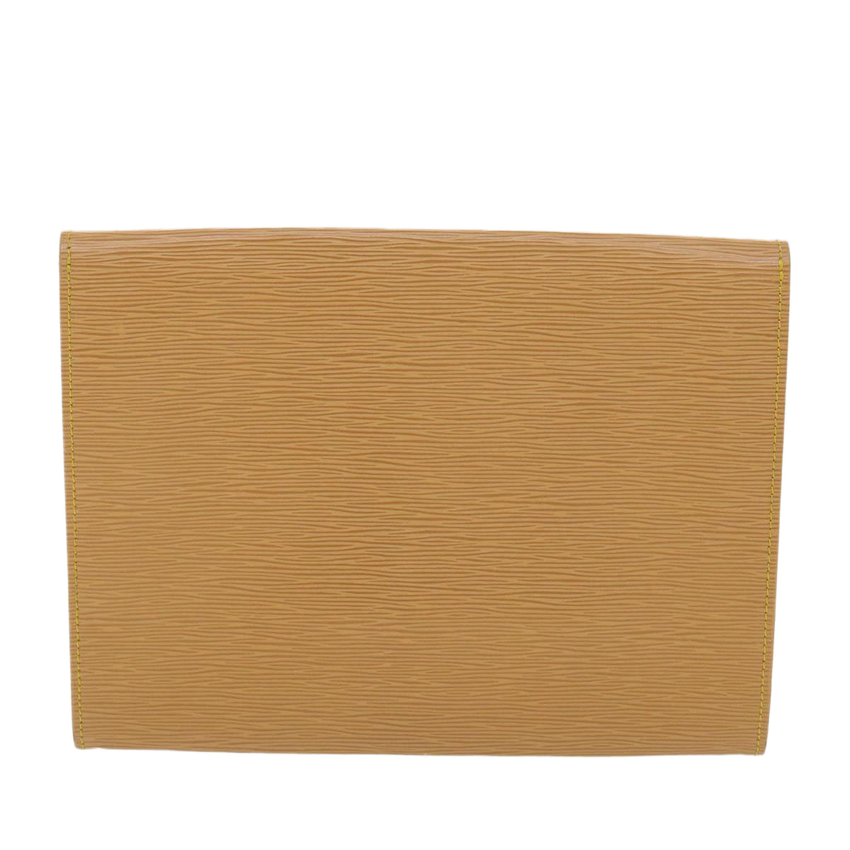 LOUIS VUITTON Epi Jena Clutch Bag Zipangu Gold M52726 LV 38518