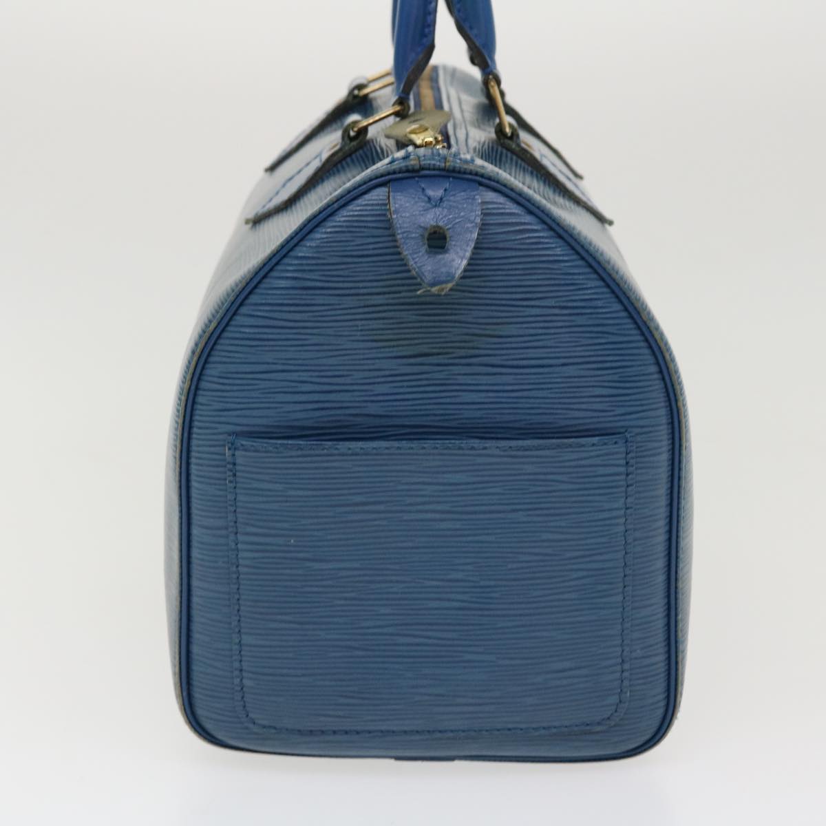 LOUIS VUITTON Epi Hand Bag Toledo Blue LV Auth