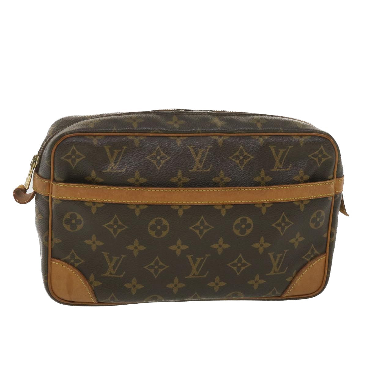 LOUIS VUITTON Monogram Compiegne 28 Clutch Bag LV
