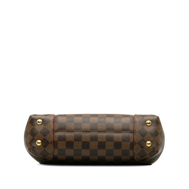 Louis Vuitton Damière Caisse Cratch Chain Sliding Shelter Bag Eve Brown PVC Leather Ladies Louis Vuitton
