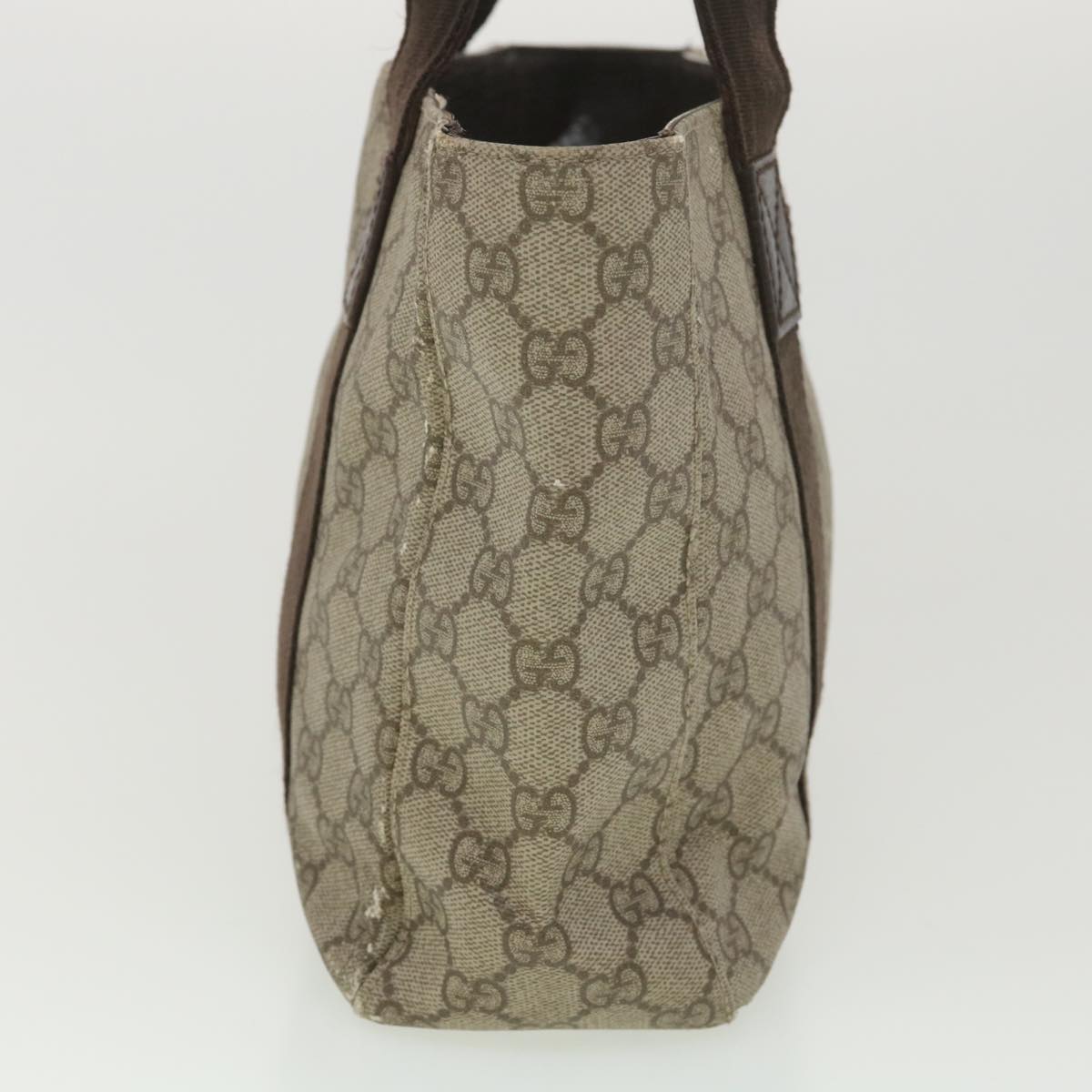 Gucci Leather Canvas Handbag