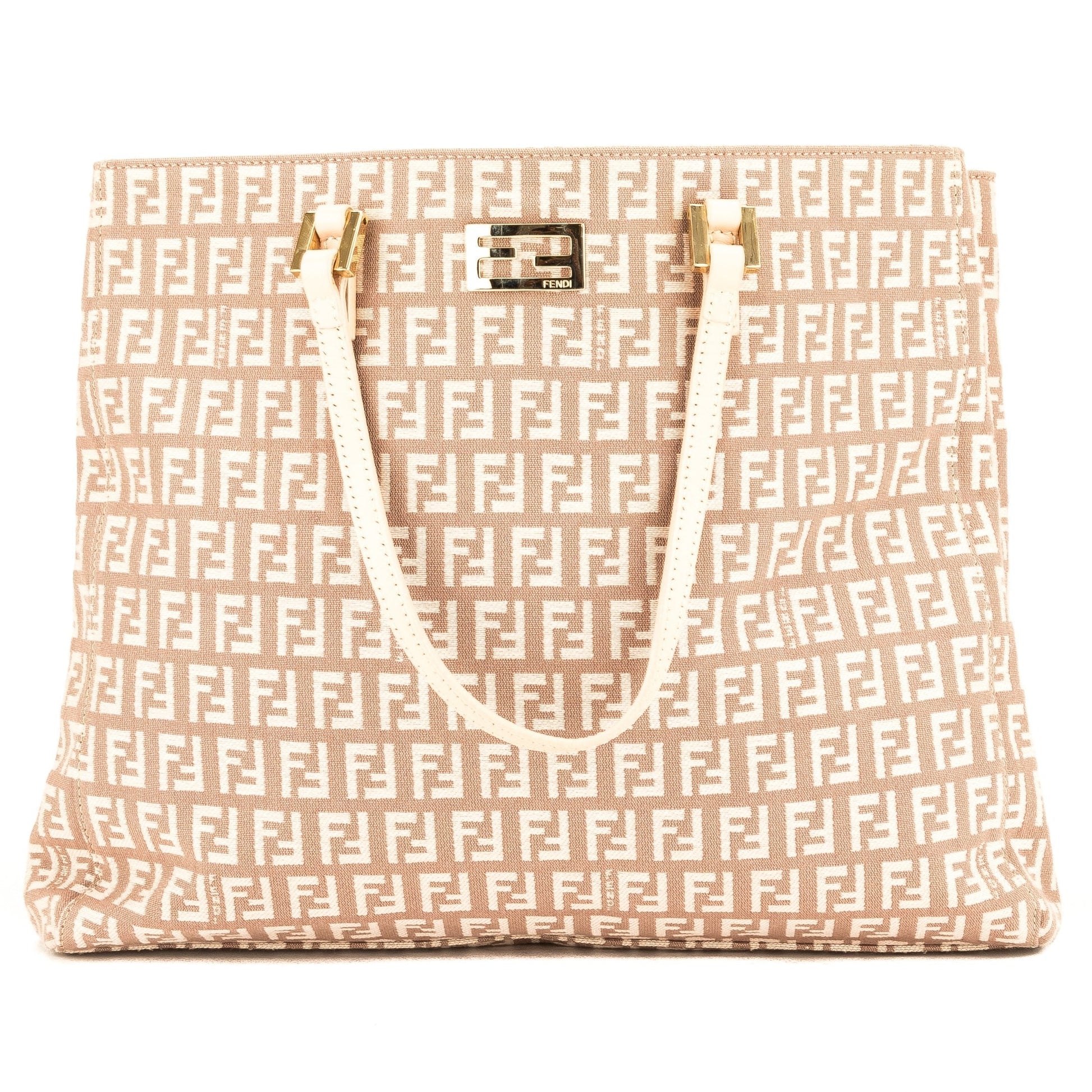 Fendi Pink Zucca Canvas Tote Bag ( )