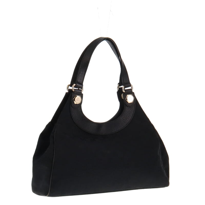 Gucci Black Leather Tote Style 12