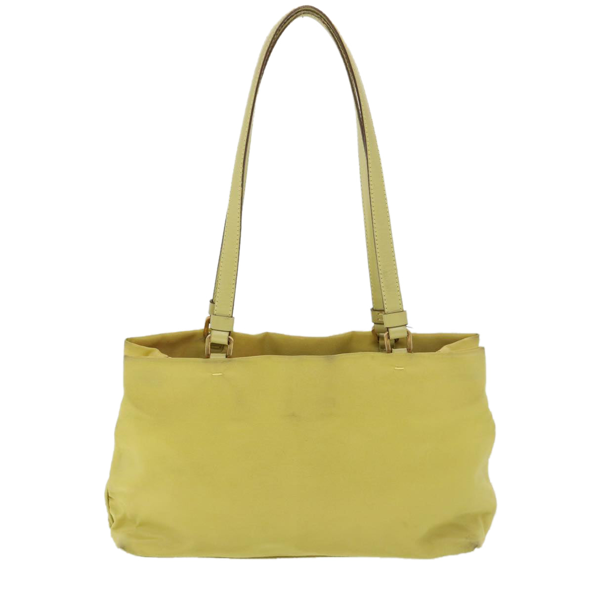Prada Shoulder Bag Nylon Yellow