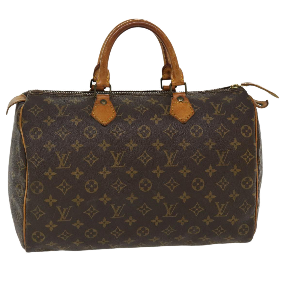 LOUIS VUITTON Monogram 35 Hand Bag M41524 LV 39207