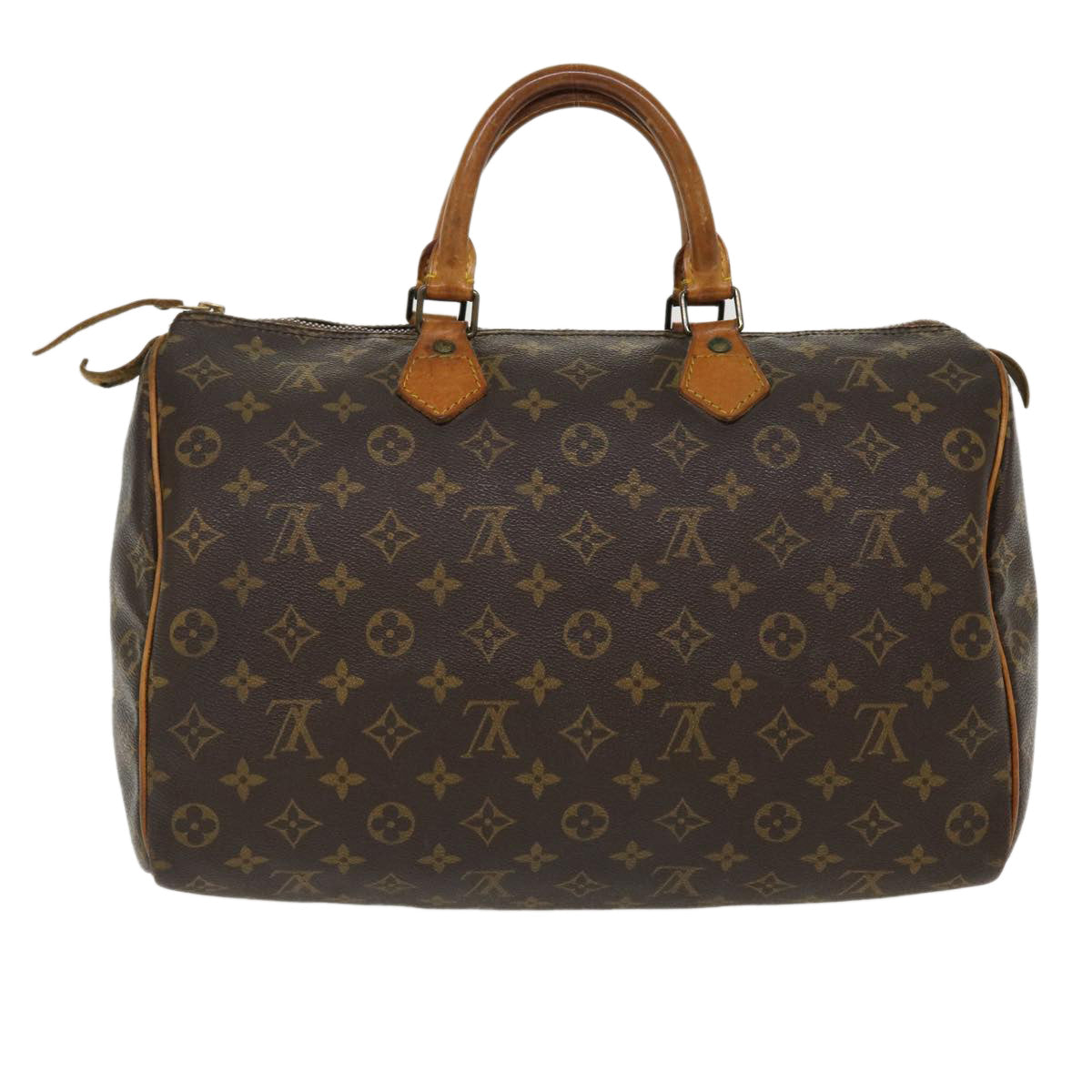 LOUIS VUITTON Monogram 35 Hand Bag M41524 LV 39207