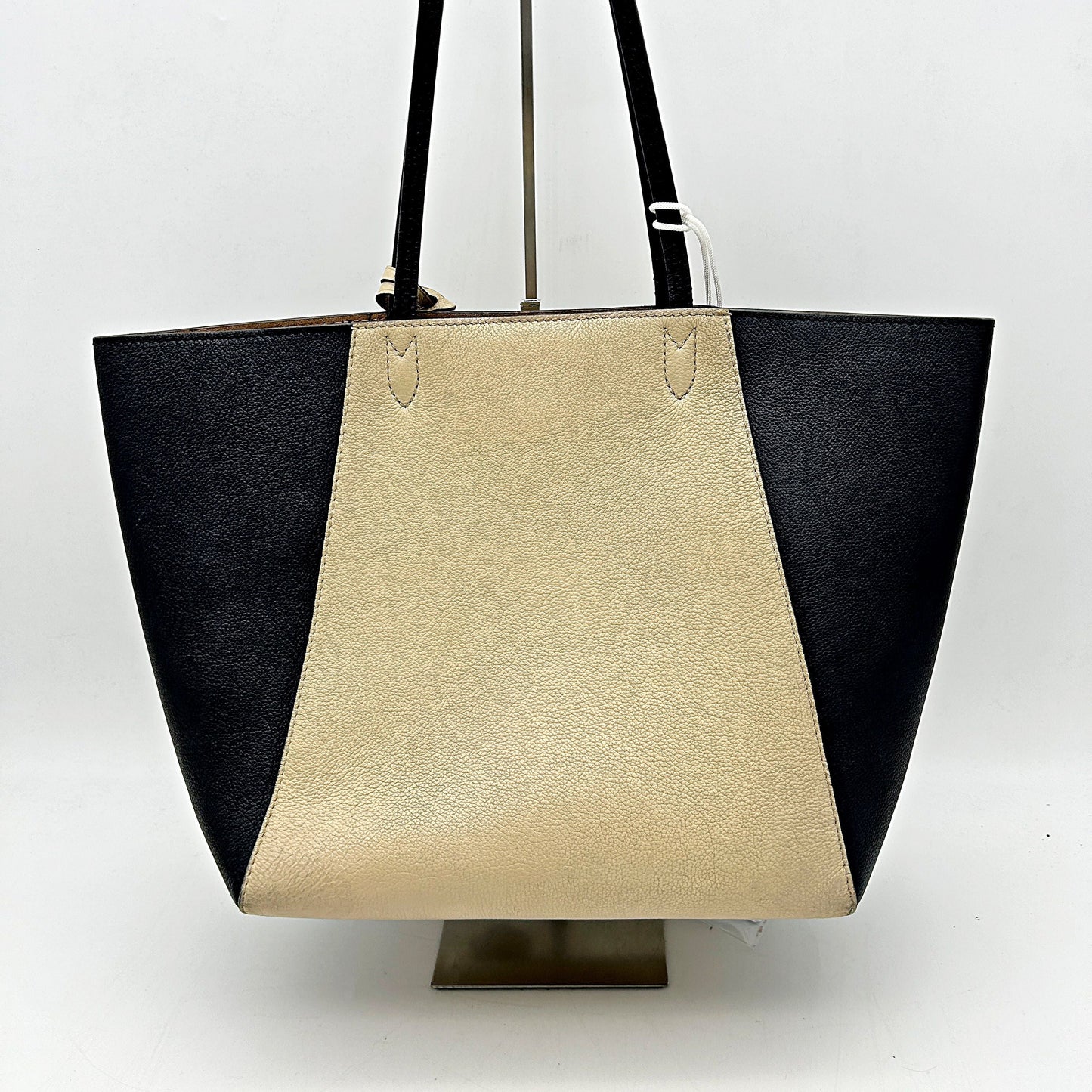 LOUIS VUITTON Calfskin Lockme Cabas Vanille Black LA12553