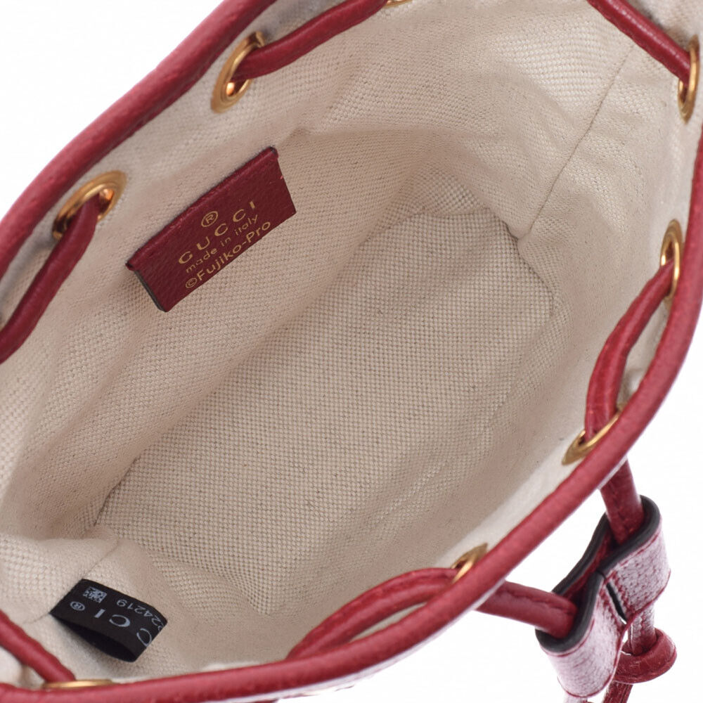 Gucci Lou Canvas Shoulder Bag