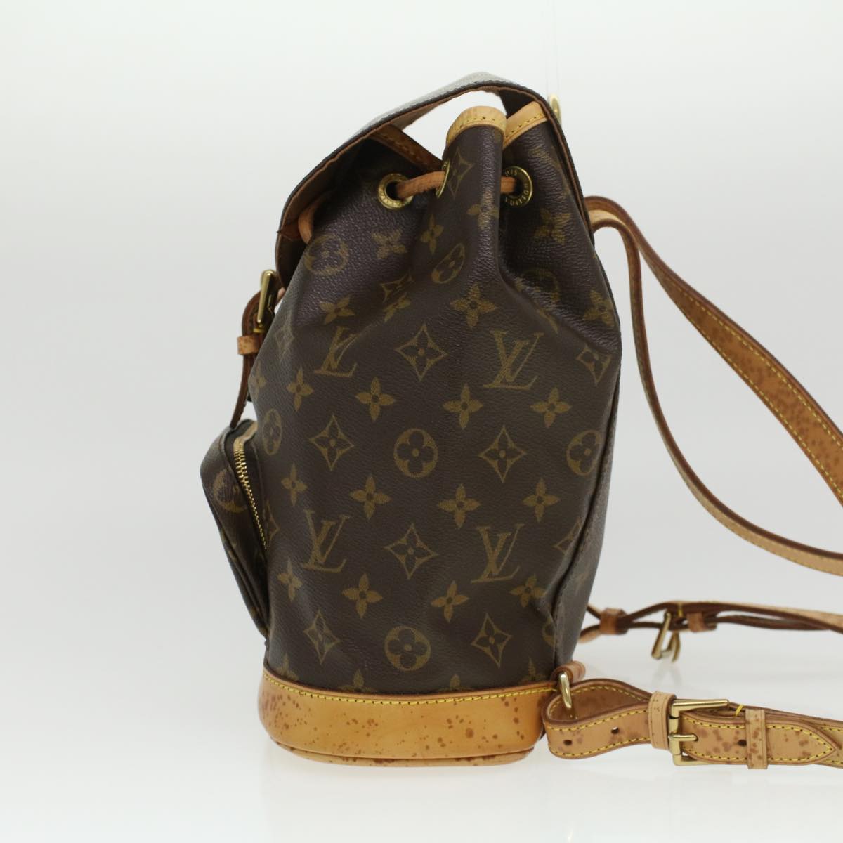 LOUIS VUITTON Monogram Montsouris MM Backpack M51136 LV 39698