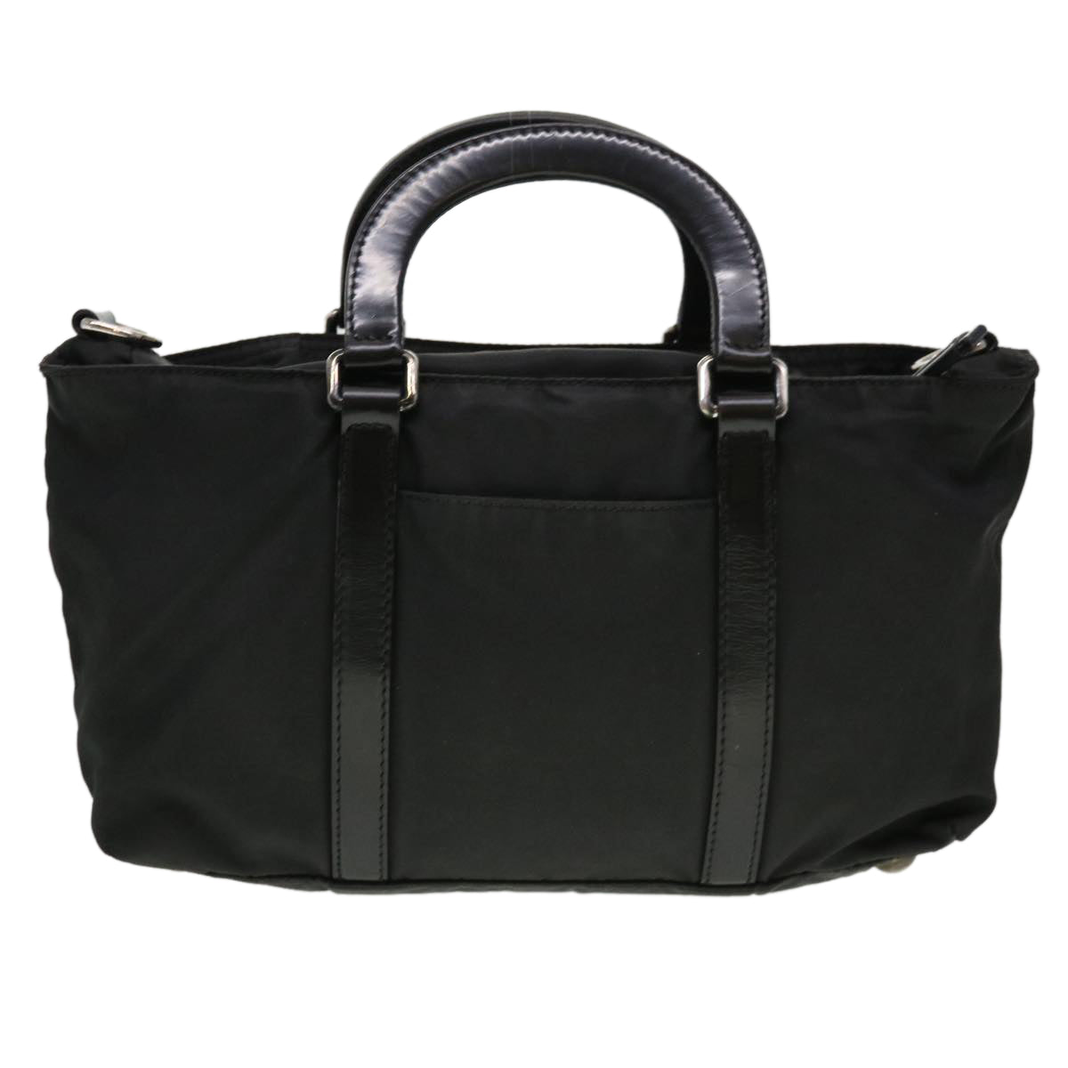 Prada Hand Bag Nylon 2way Black