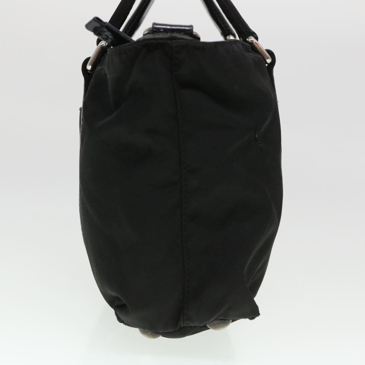 PRADA Hand Bag Nylon 2way Black Auth