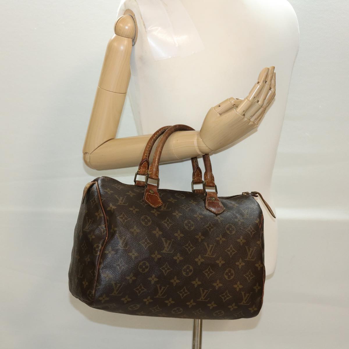 LOUIS VUITTON Monogram 30 Hand Bag M41526 LV 39731