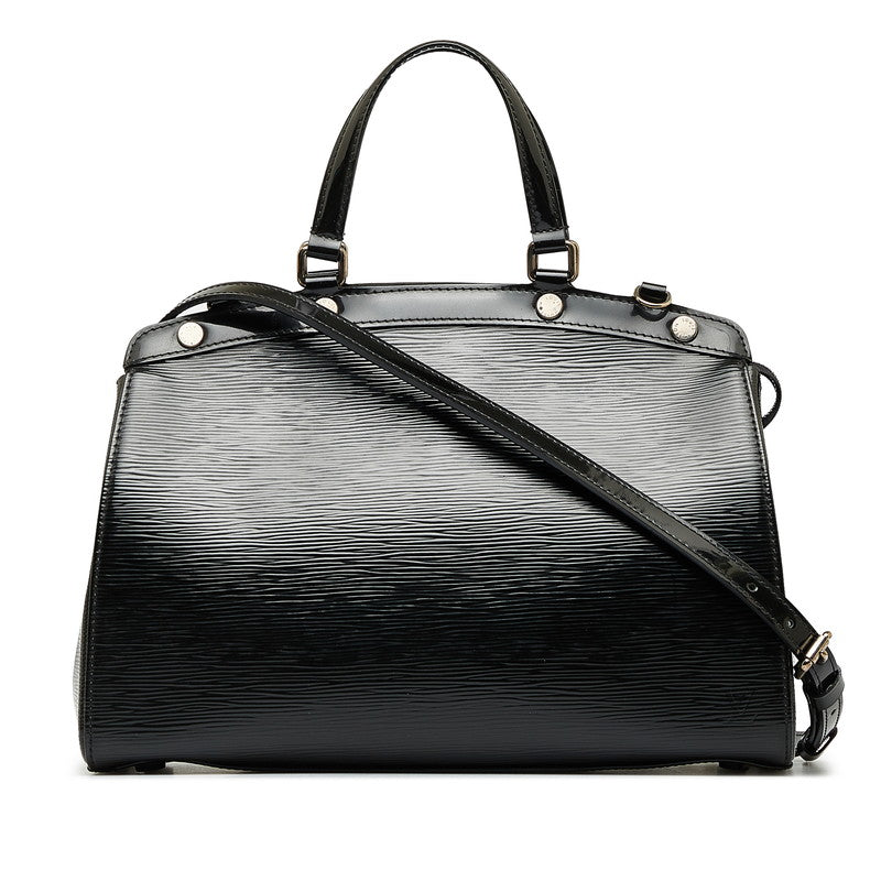Louis Vuitton Epic Electric Blair MM Handbag Shoulder Bag 2WAY Noir Black Patent Leather Louis Vuitton