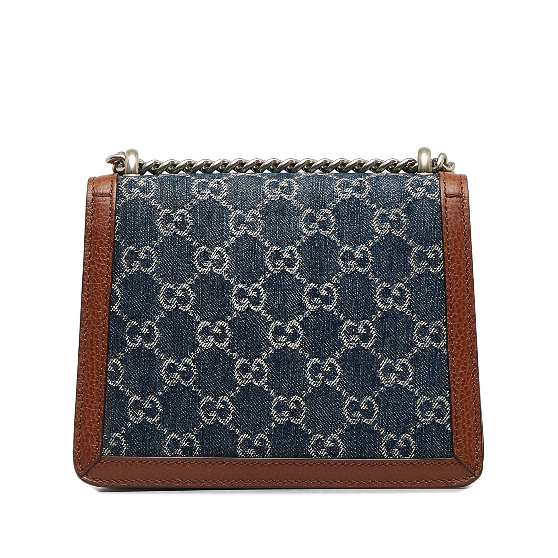 Gucci Dionysus Leather Denim Crossbody
