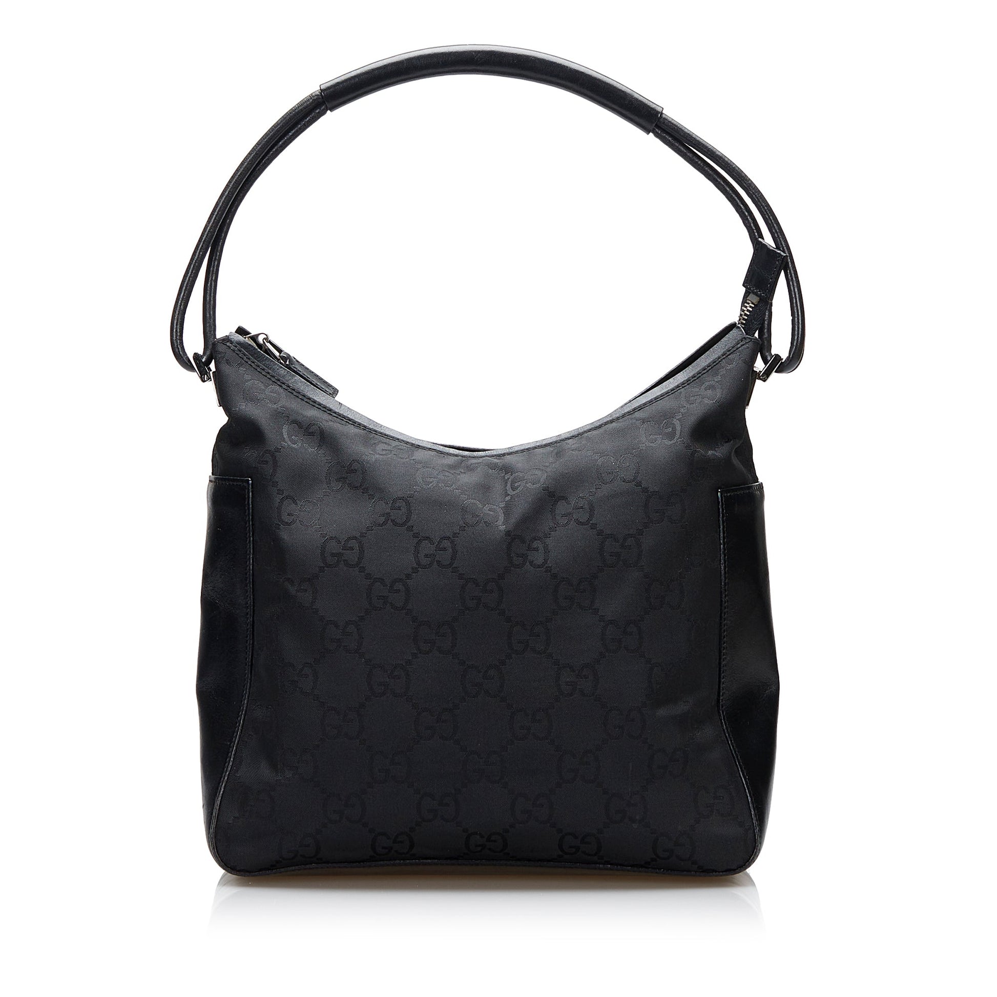 Gucci Leather Canvas Shoulder Bag