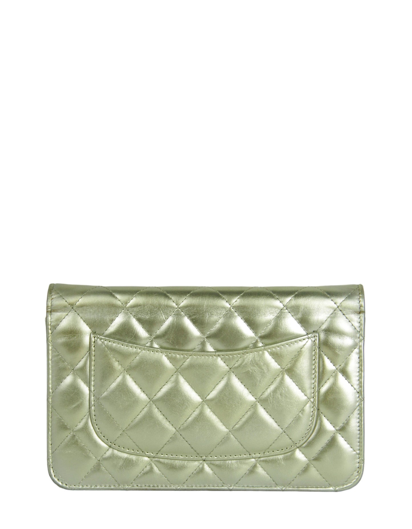 Chanel Gold Leather Reissue WOC Crossbody Bag