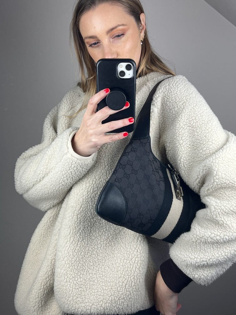 Gucci Nylon Canvas Shoulder Bag