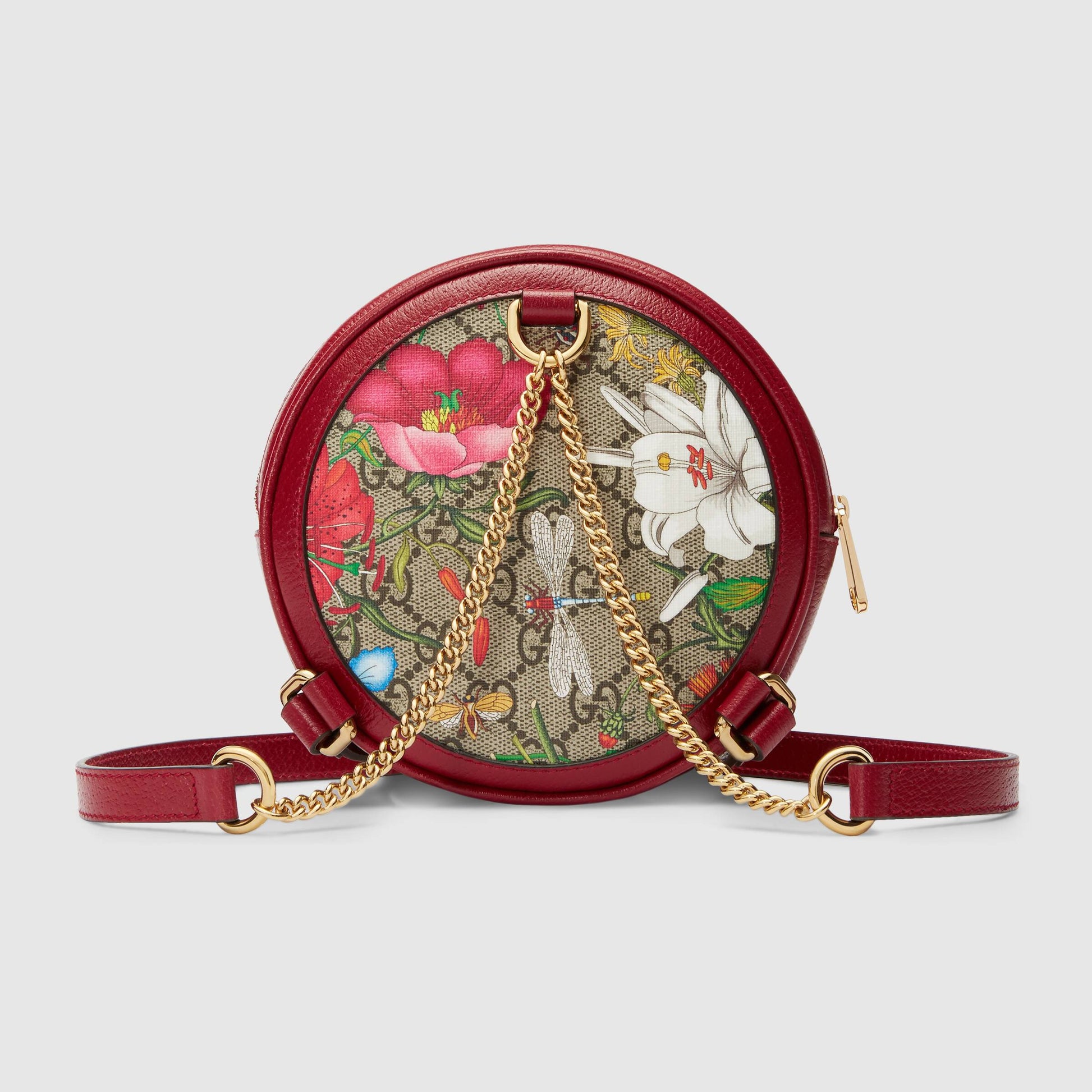 Gucci Monogram Chain Leather Crossbody