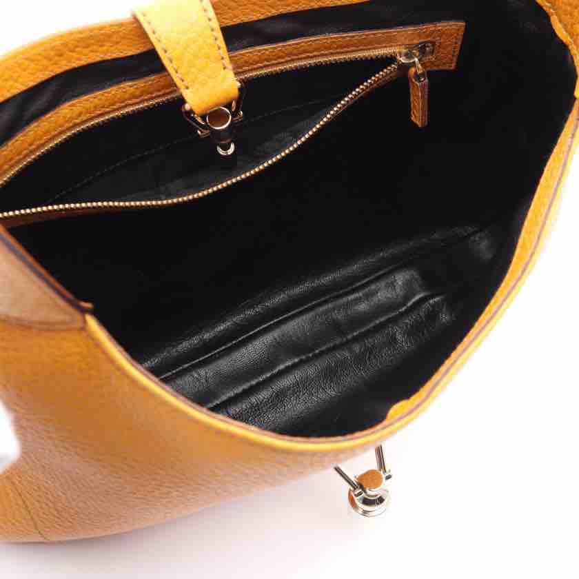 Gucci Jackie Brown Leather Crossbody