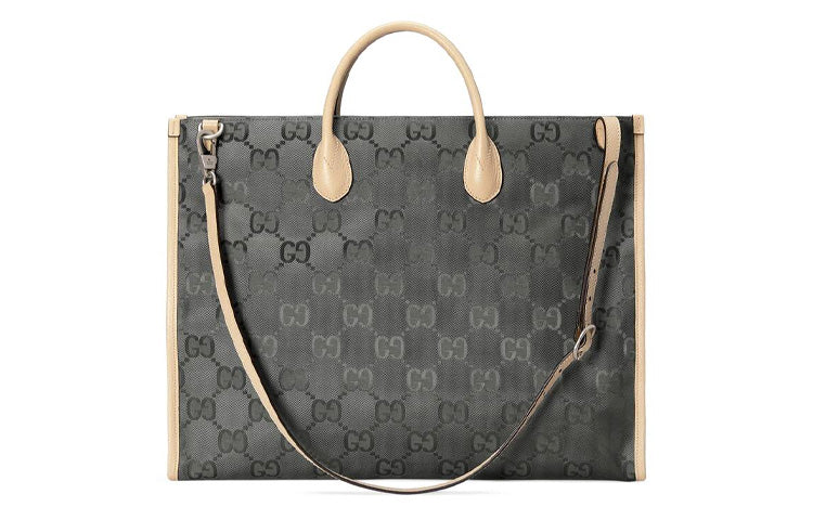 Gucci Nylon Leather Tote