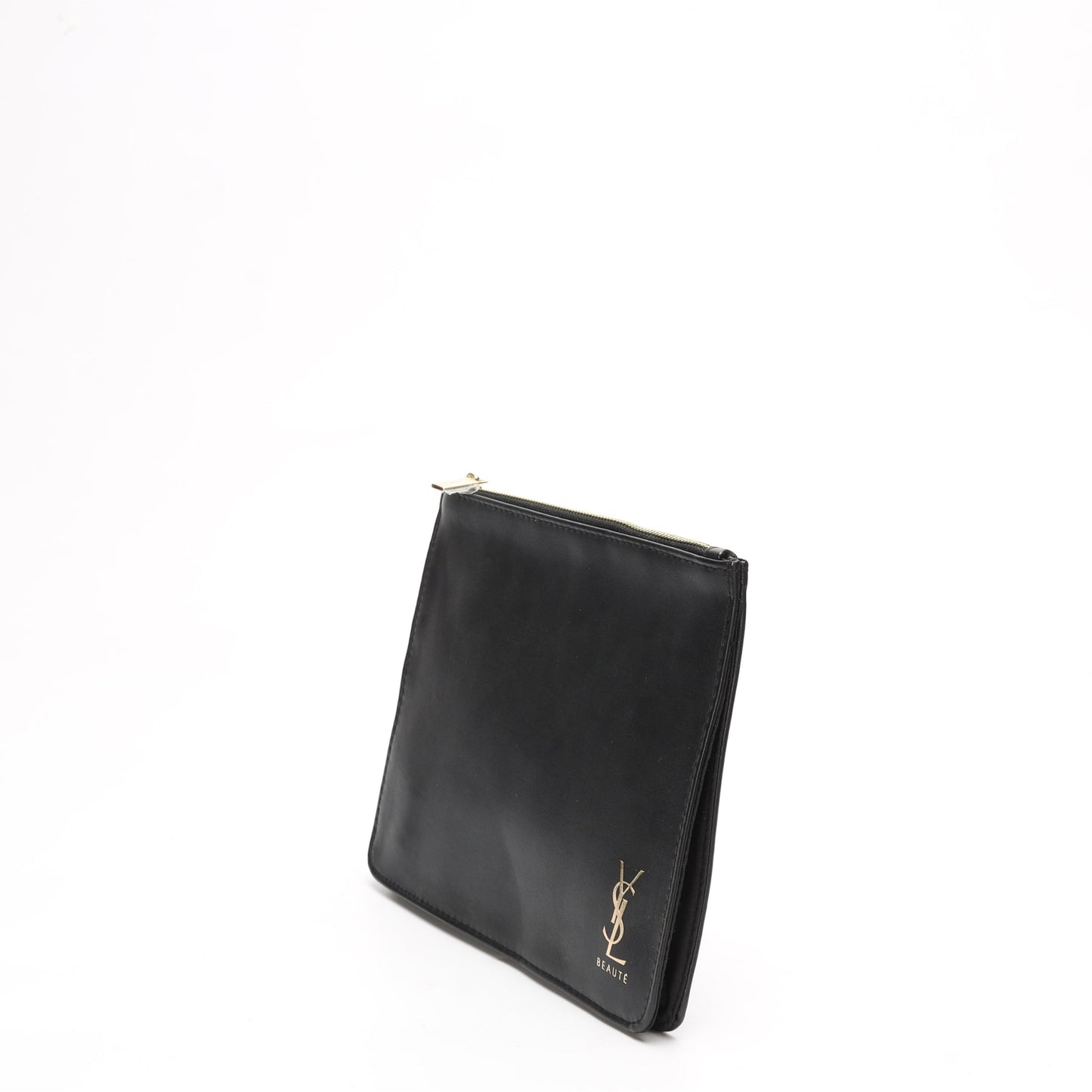 Yves Saint Laurent Black Zip Pouch Luxury Handbag