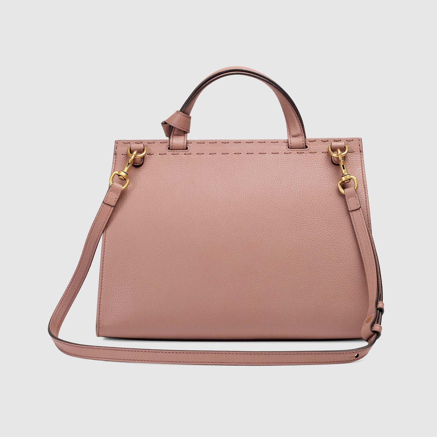 Gucci Monogram Leather Top Handle Crossbody