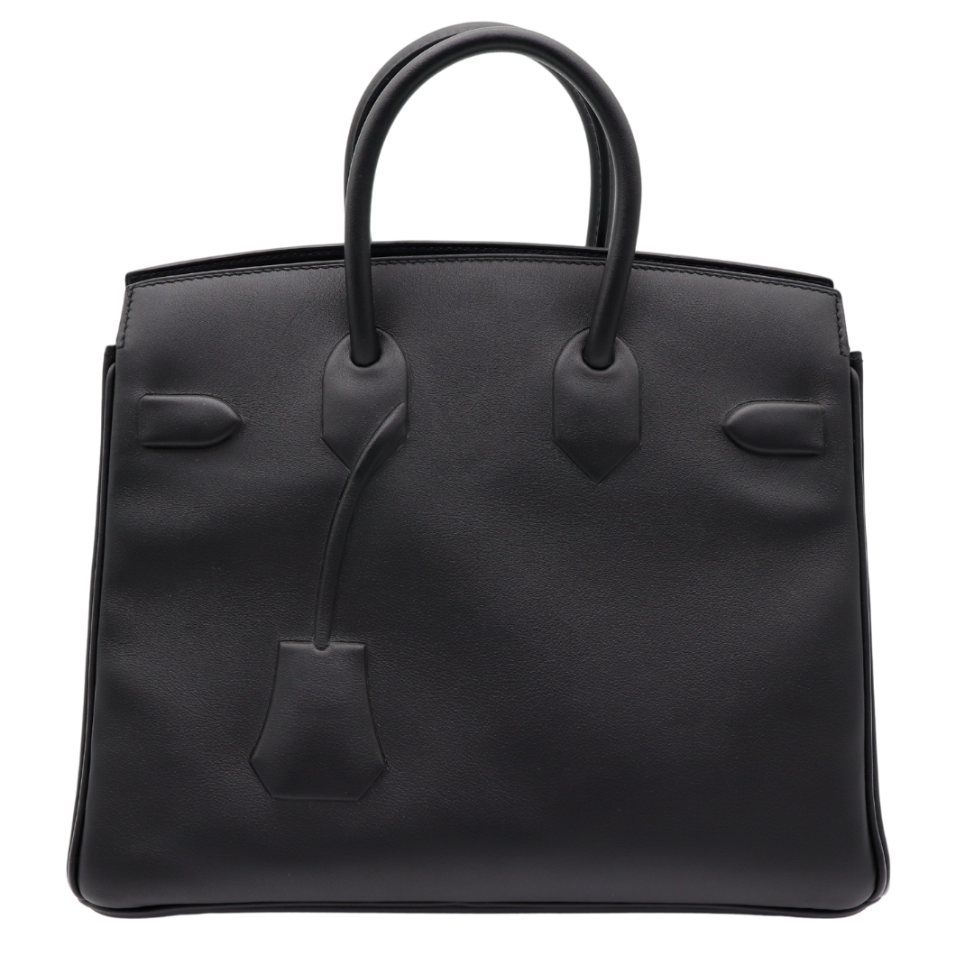Hermes25cm Birkin Shadow Black Swift Leather