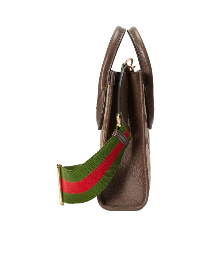 Gucci Leather Monogram Tote Style 18