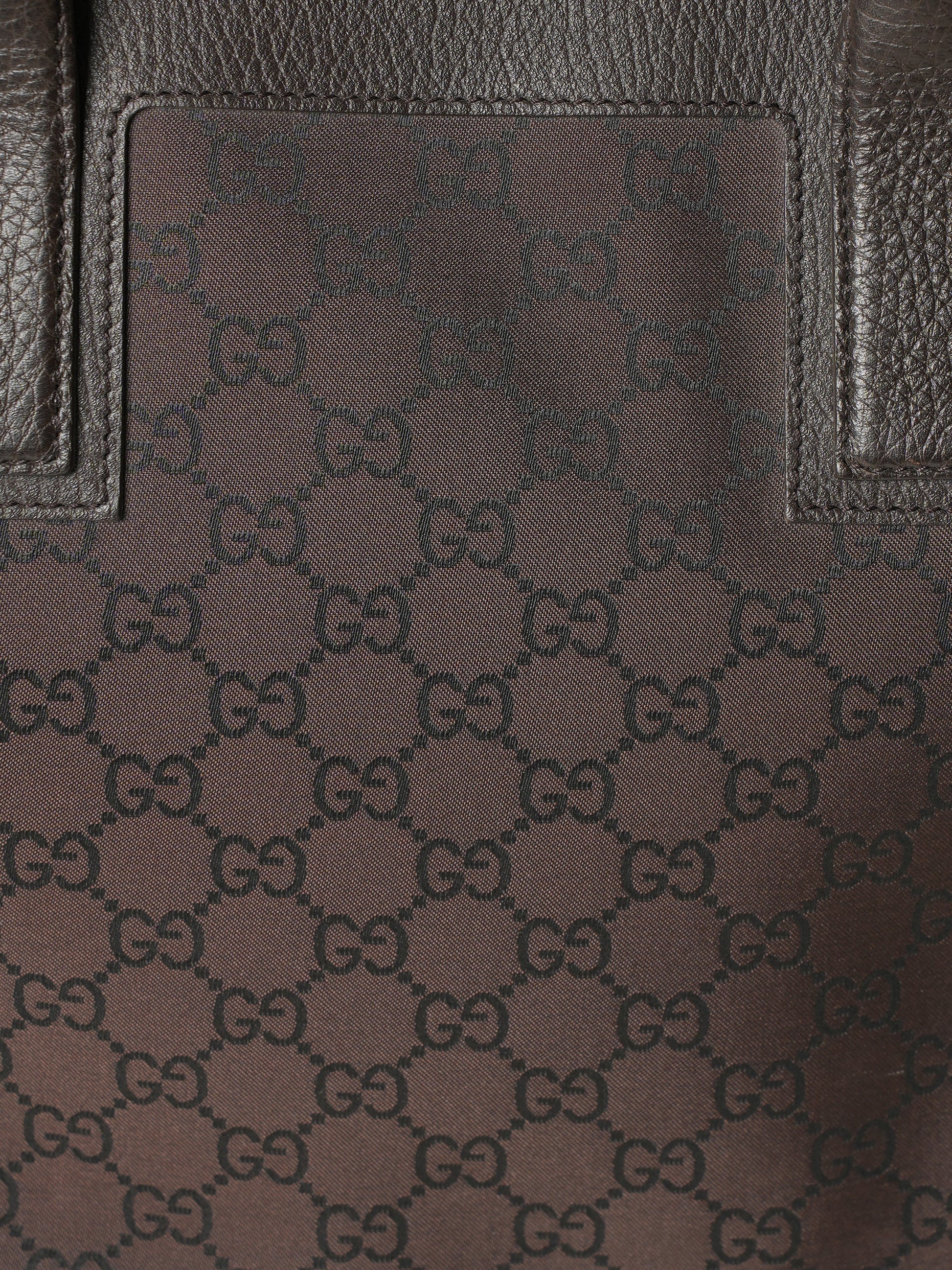 Gucci Lou Monogram Leather Tote