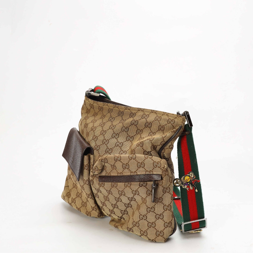 Gucci Monogram Canvas Handbag