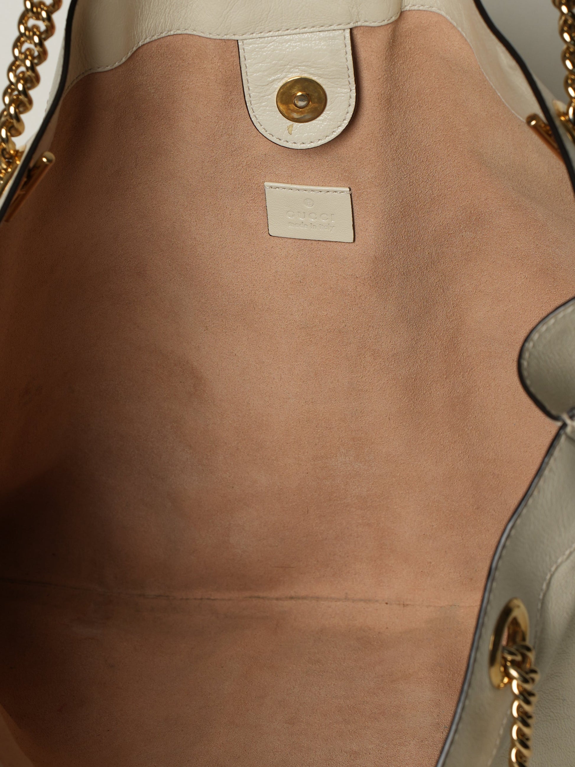 Gucci Lou Chain Leather Tote