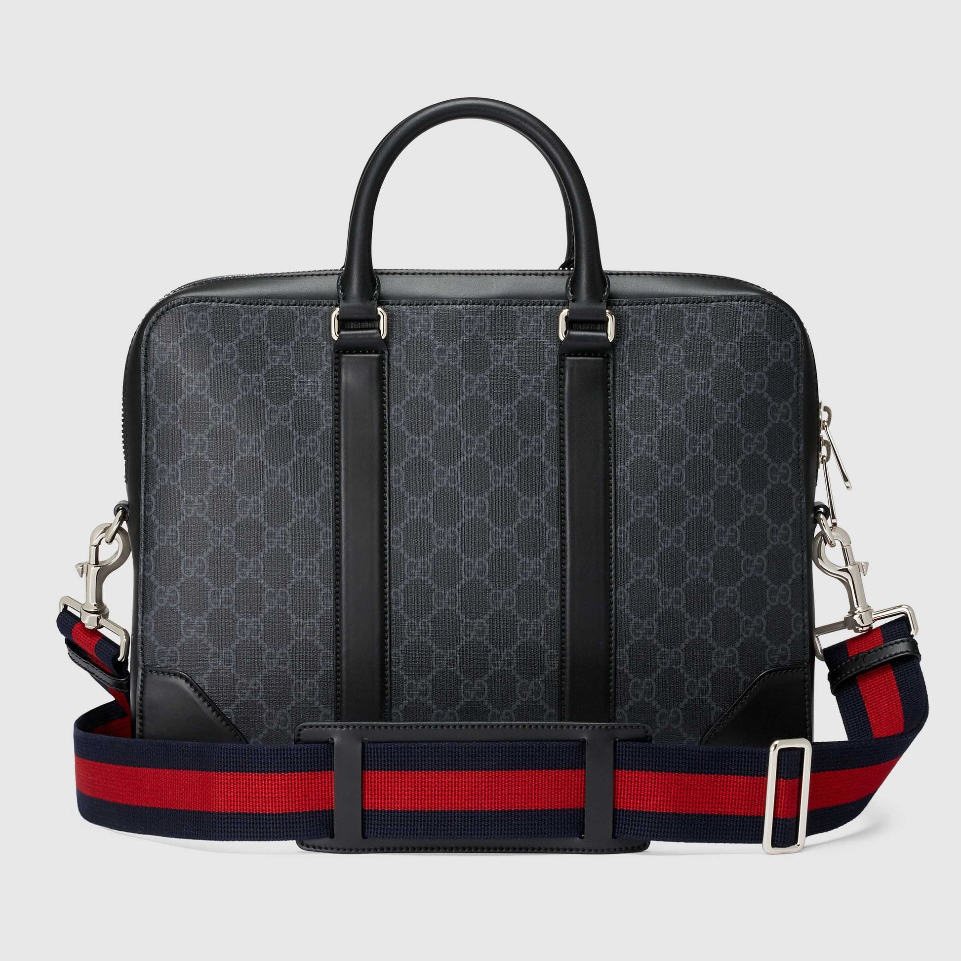 Gucci Monogram Nylon Leather Canvas Crossbody