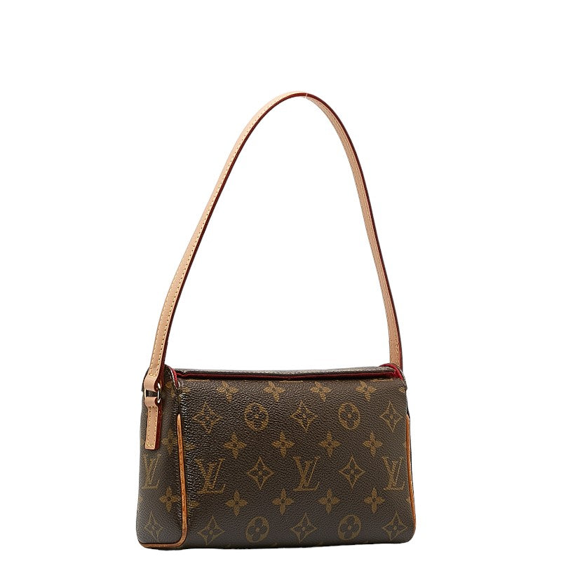 Louis Vuitton Brown PVC Leather Louis Vuitton Leather Handbag Louis Vuitton