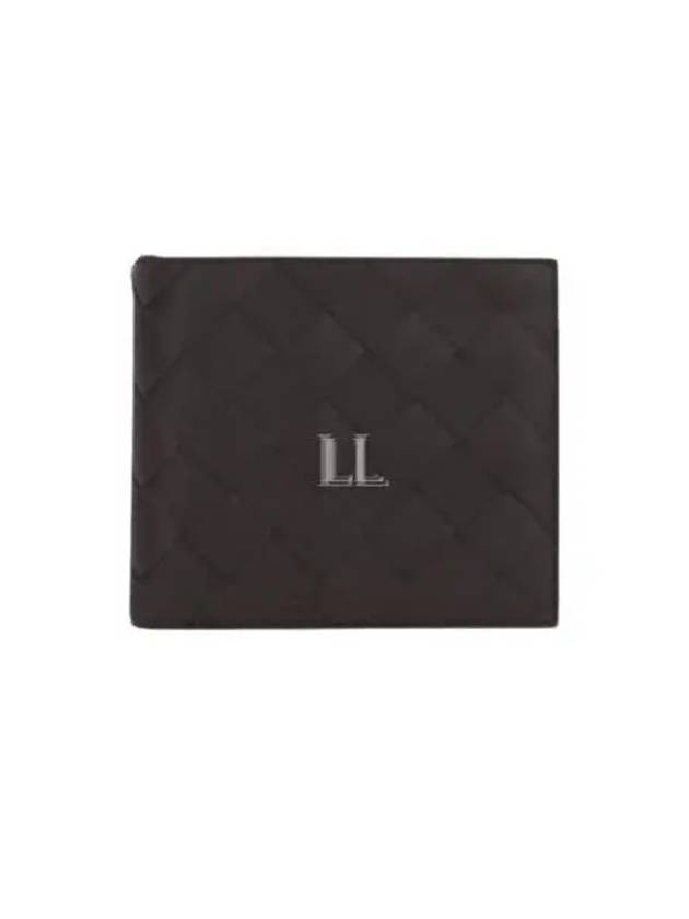 Luxury Bottega Veneta Intrecciato Bifold Half Wallet Fondant