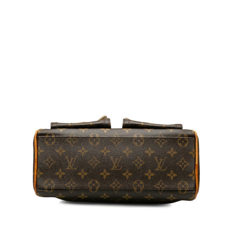 Louis Vuitton Monogram Handbag PVC/Leather Brown