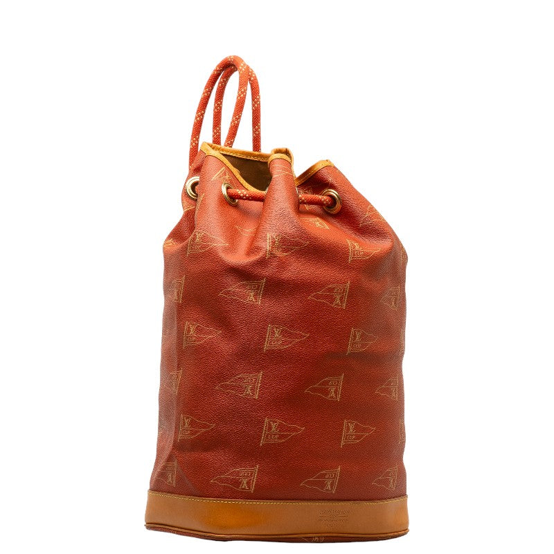 LOUIS VUITTON Louis Vuitton Whitman Cup Shoulder Bag PVC/Laser Abogany Orange [Middle] Ladies []