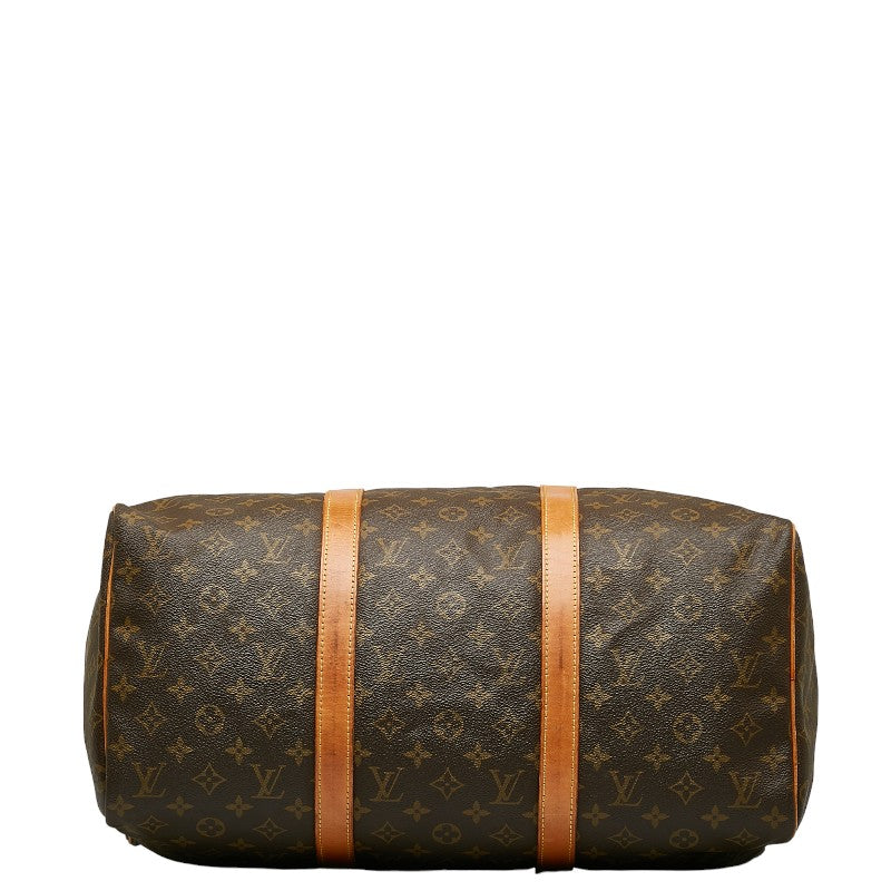 Louis Vuitton Monogram Baseball 45 Boston Bag Brown PVC Leather Louis Vuitton