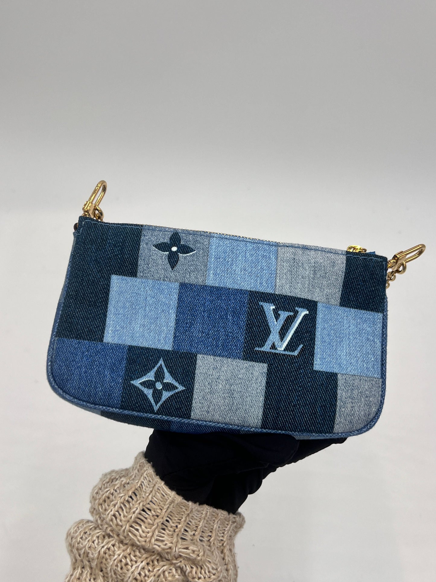 Louis Vuitton Monogram Patchwork Multi-Pochette Accessoires - Clutches, Handbags AG322O