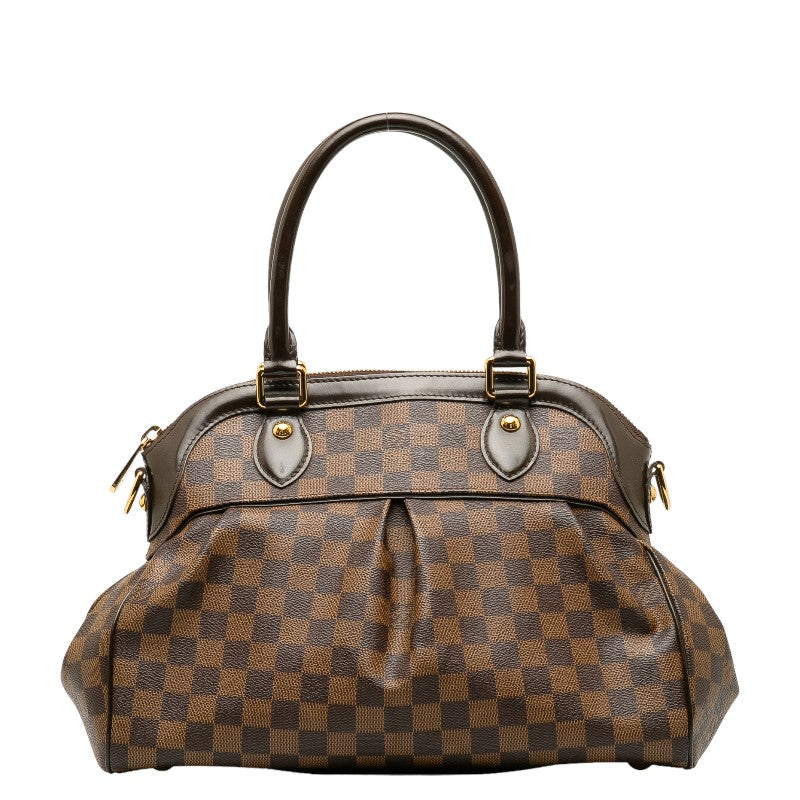 Louis Vuitton Louis Vuitton Damière Handbag PVC/Leather Brown
