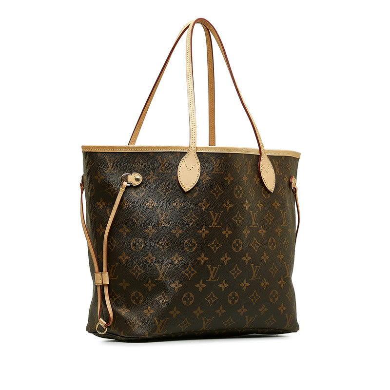 Louis Vuitton Monogram Newark MM Shoulder Bag Brown PVC Leather Louis Vuitton
