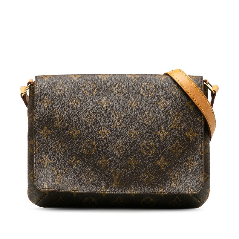 Louis Vuitton Monogram Mtte Tango Short Shoulder Bag Brown