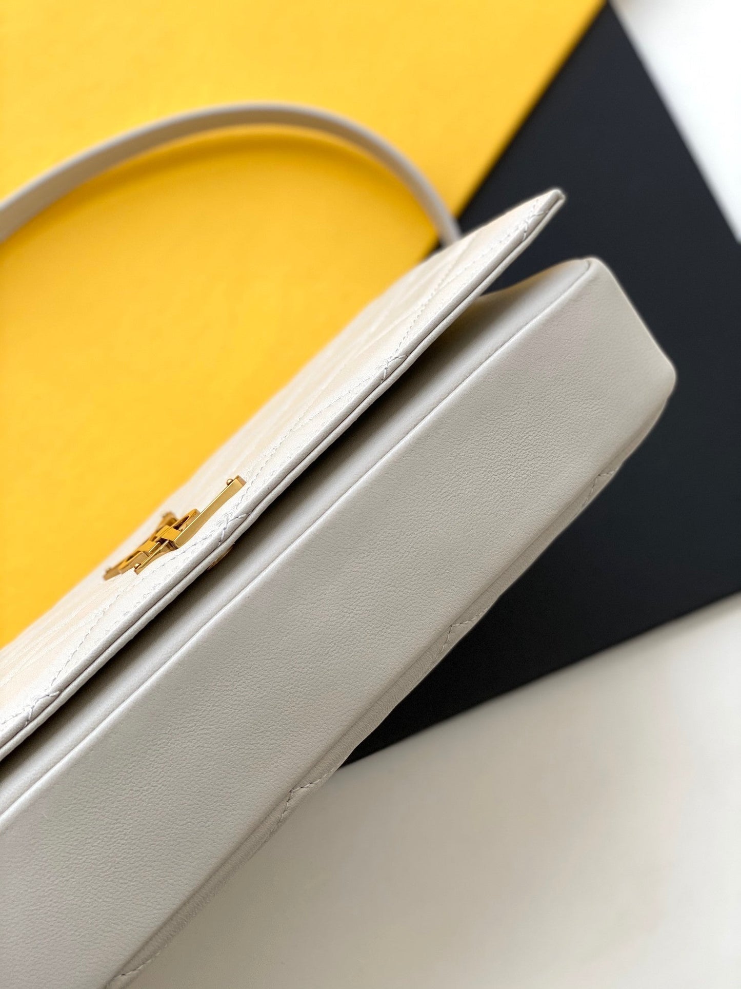 Yves Saint Laurent Kate Chain Bag White