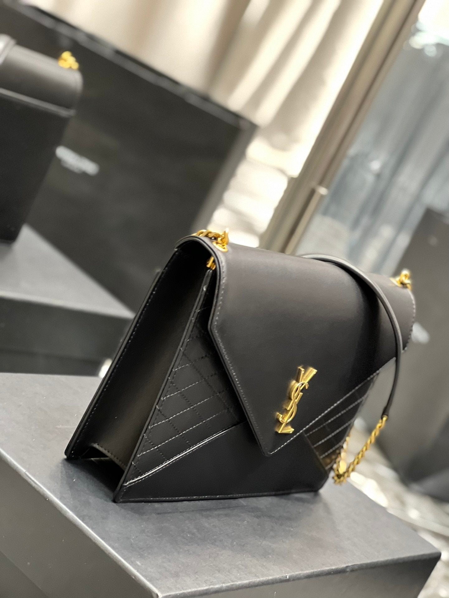 Yves Saint Laurent Gaby Chain Bag Black With