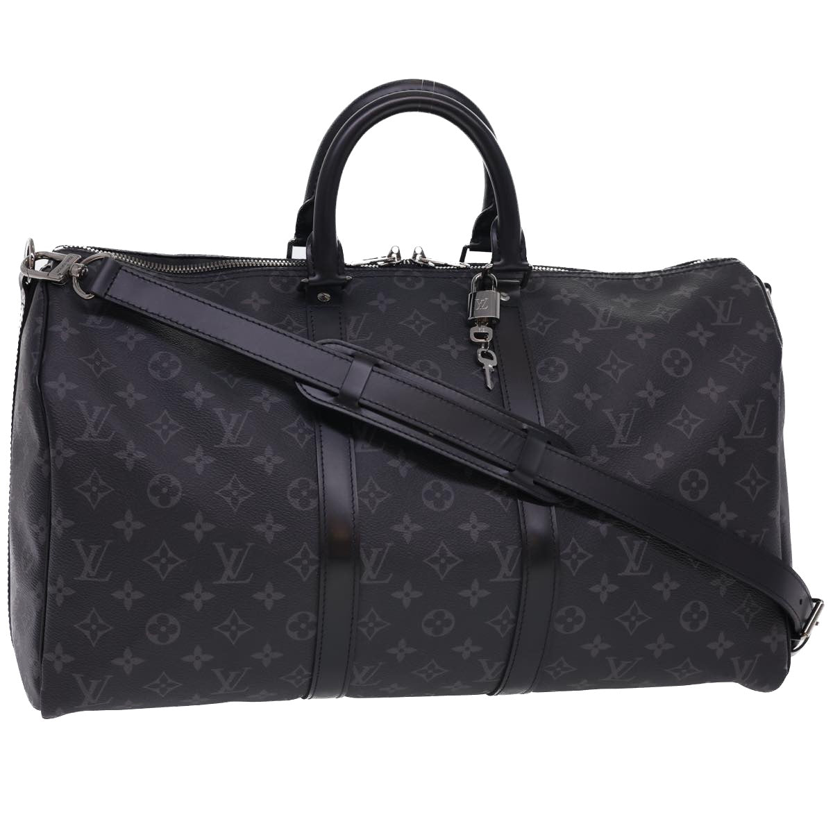 LOUIS VUITTON Eclipse Keepall Bandouliere 45 Boston Bag M43278 LV 40033A