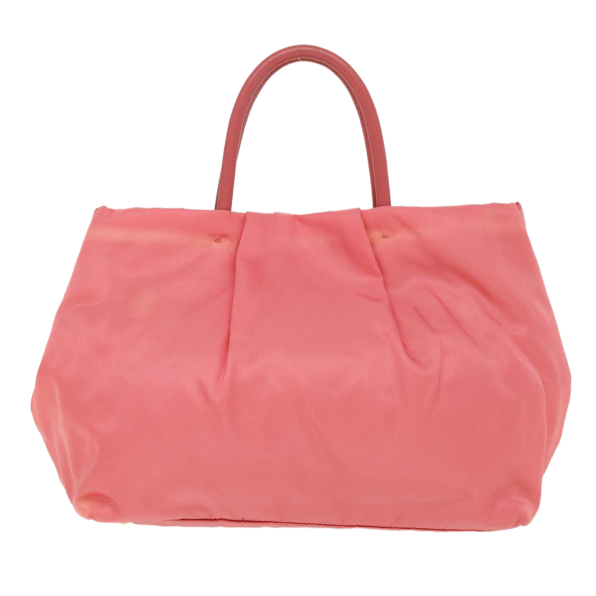 Prada Hand Bag Nylon Pink