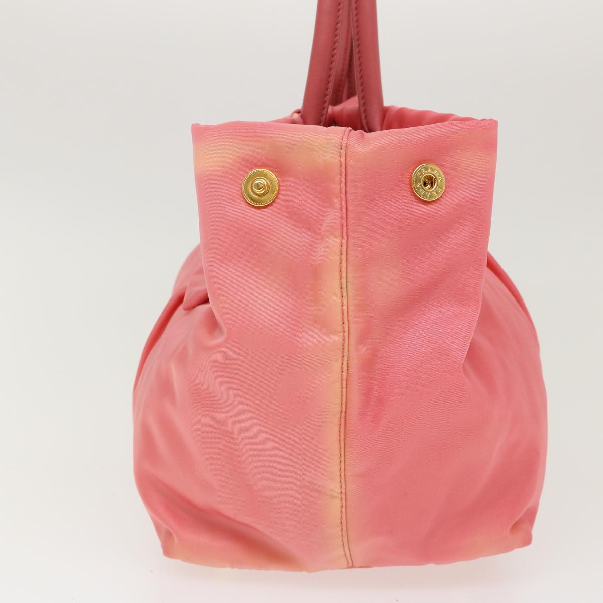 Prada Hand Bag Nylon Pink