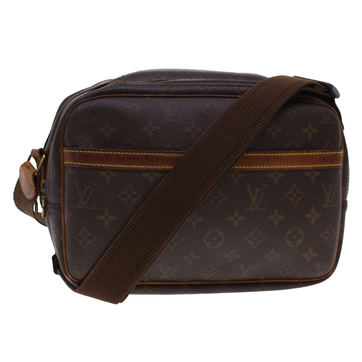 LOUIS VUITTON Monogram Reporter PM Shoulder Bag M45254 LV 40079